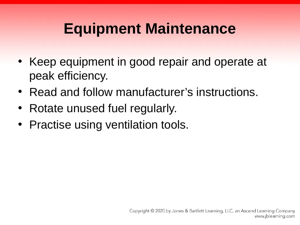 CHAPTER 13 Ventilation Knowledge Objectives - slide 103 of 117