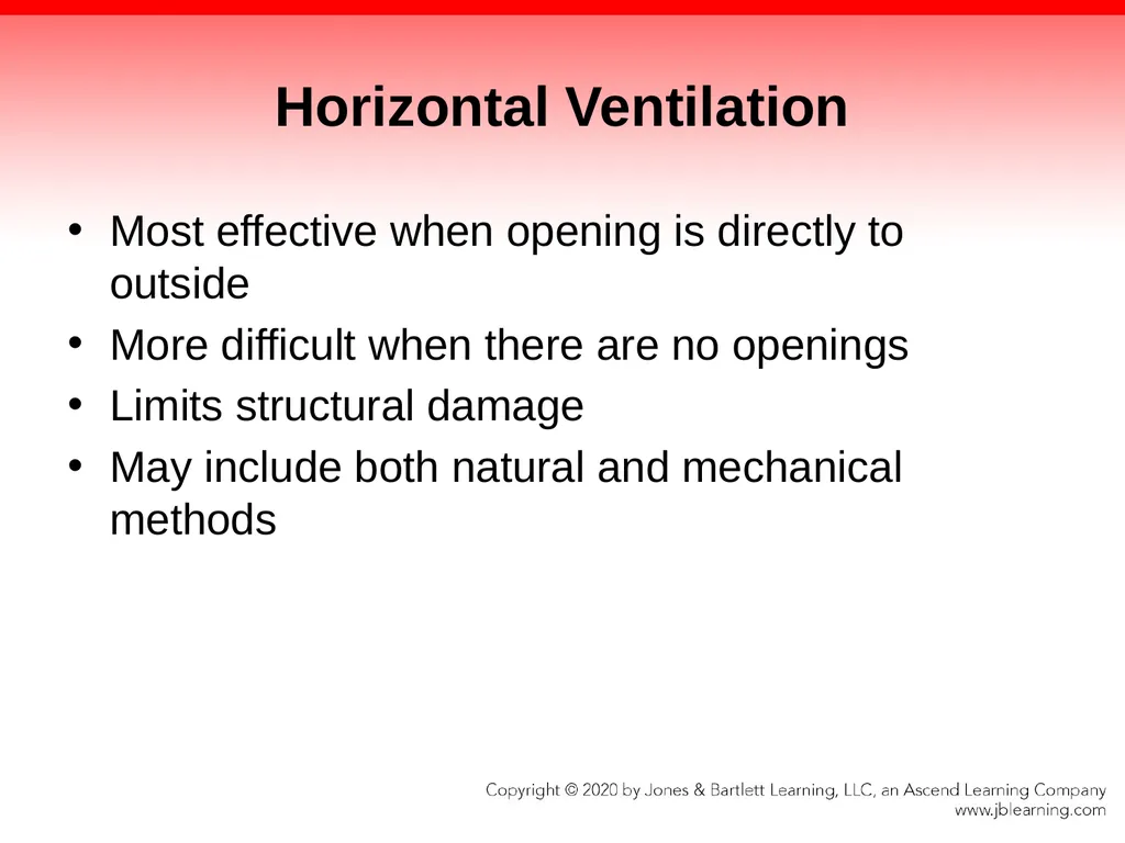 CHAPTER 13 Ventilation Knowledge Objectives - slide 49 of 117