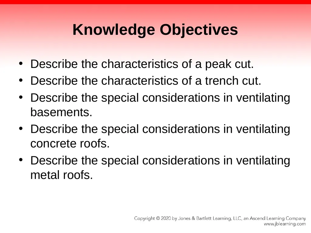 CHAPTER 13 Ventilation Knowledge Objectives - slide 10 of 117