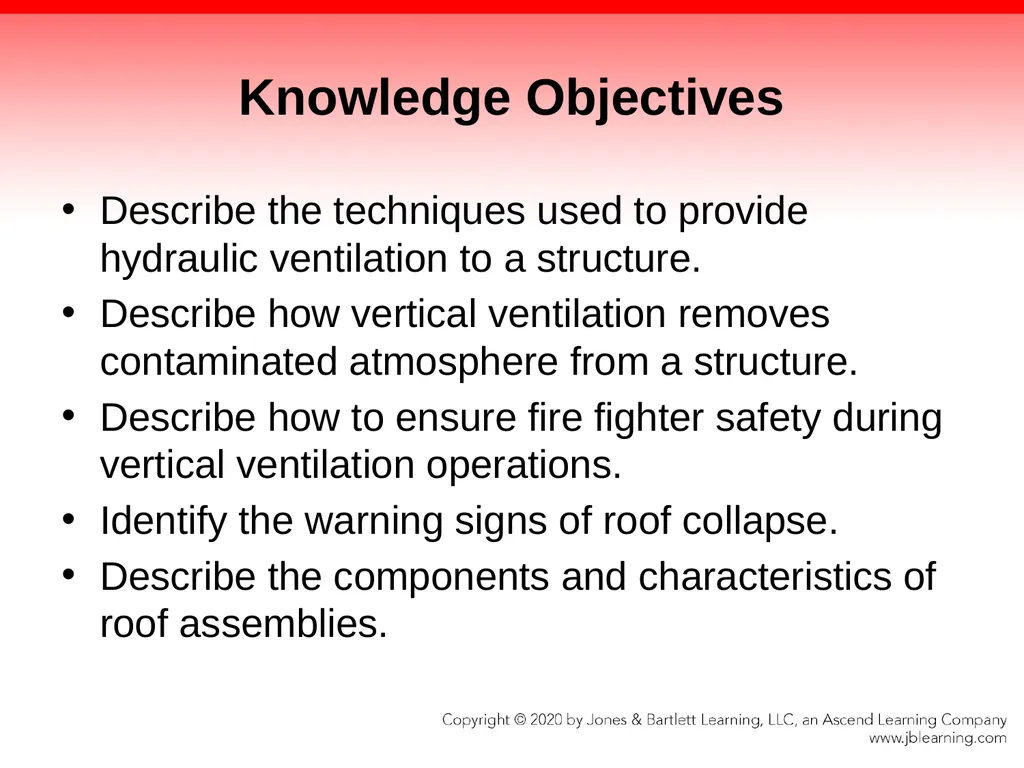 CHAPTER 13 Ventilation Knowledge Objectives - slide 7 of 117