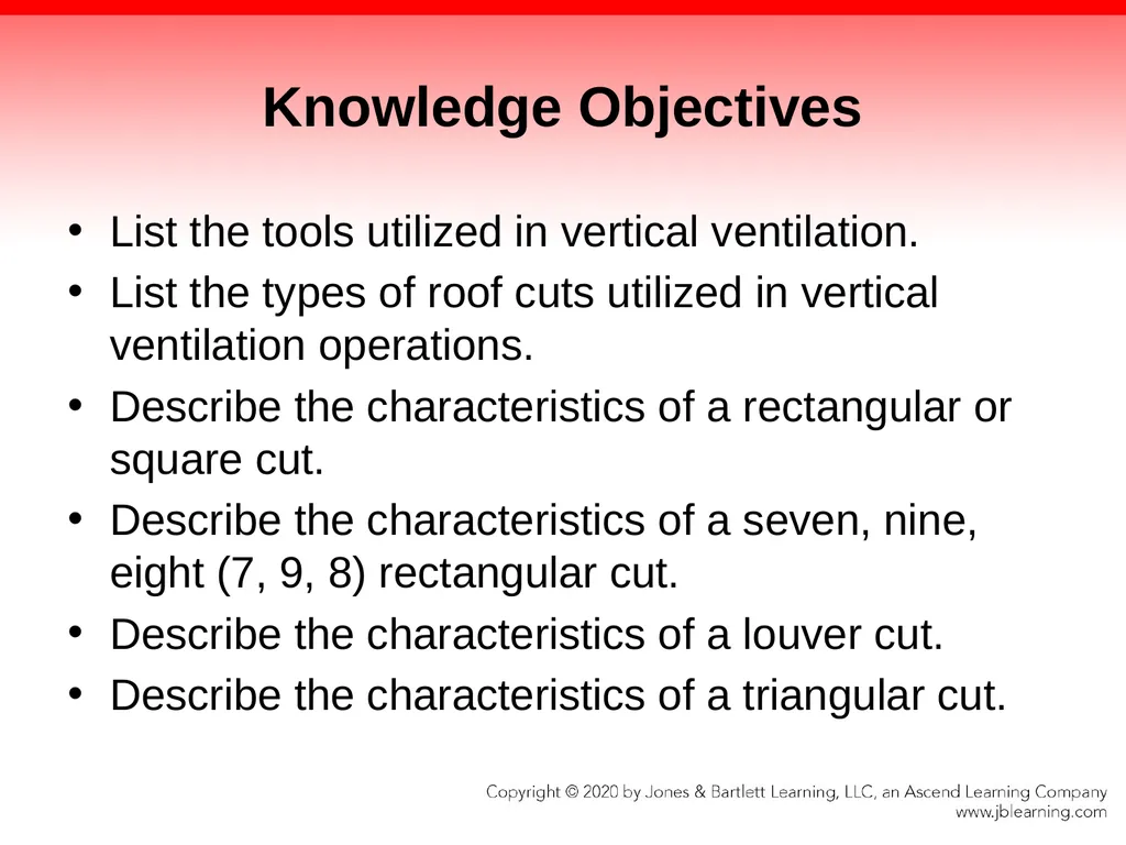 CHAPTER 13 Ventilation Knowledge Objectives - slide 9 of 117