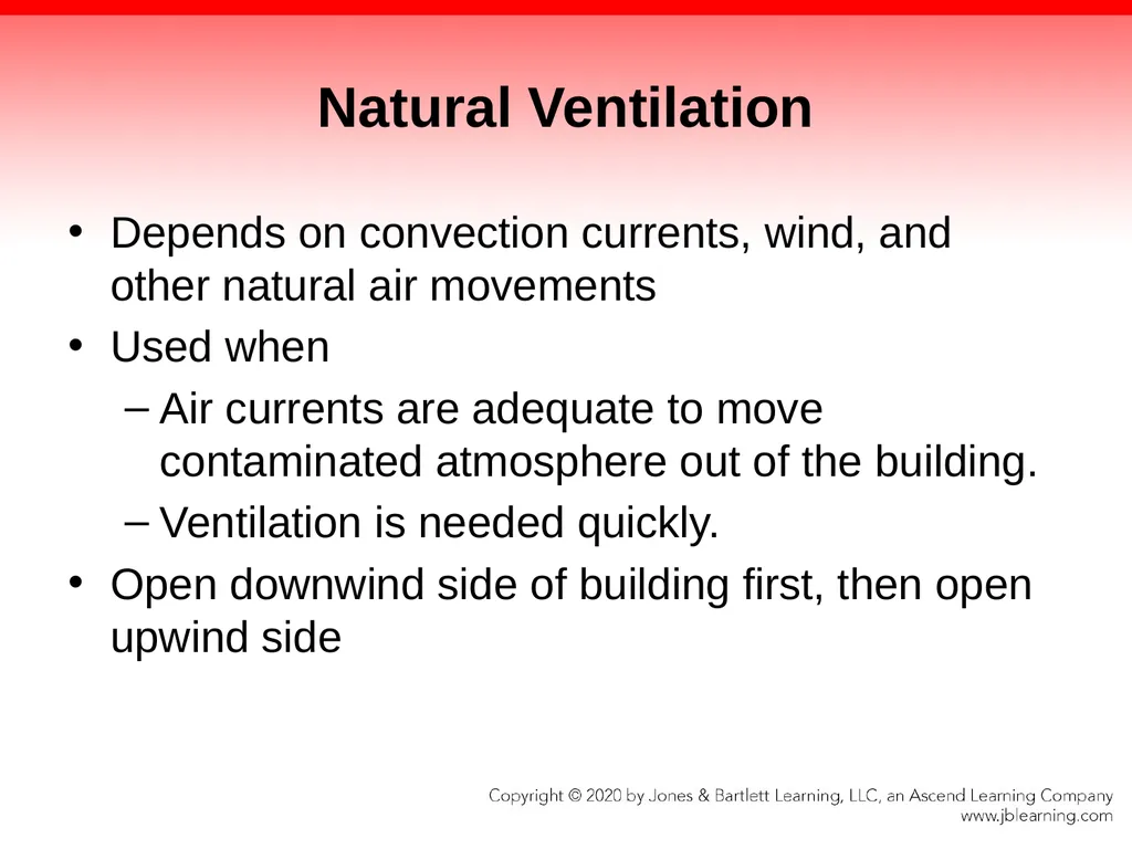 CHAPTER 13 Ventilation Knowledge Objectives - slide 50 of 117