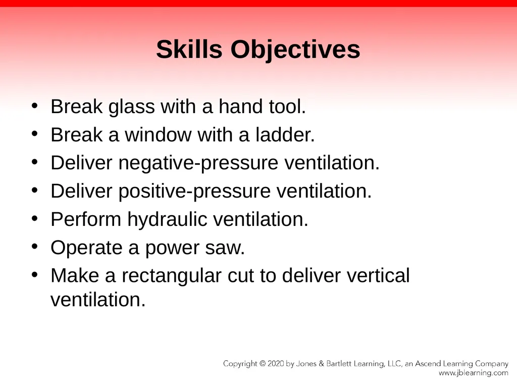 CHAPTER 13 Ventilation Knowledge Objectives - slide 12 of 117