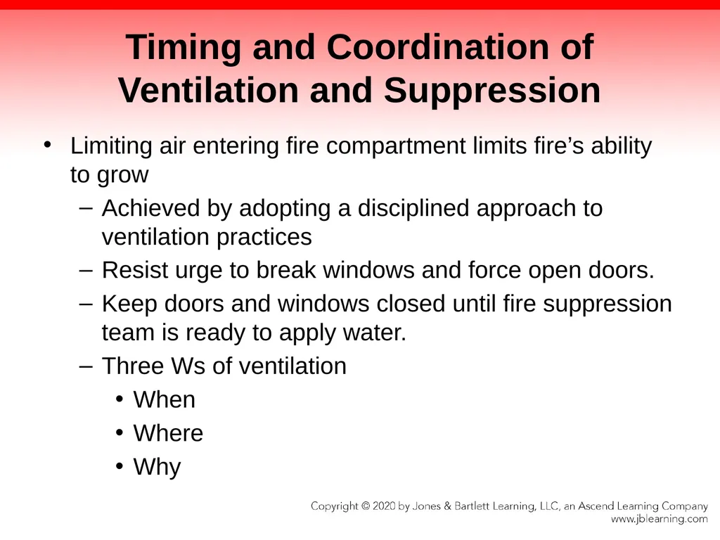CHAPTER 13 Ventilation Knowledge Objectives - slide 42 of 117
