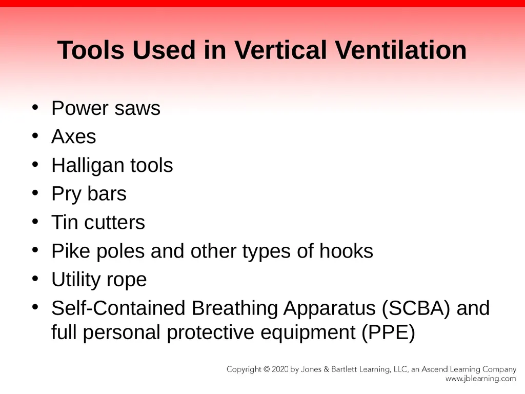 CHAPTER 13 Ventilation Knowledge Objectives - slide 86 of 117