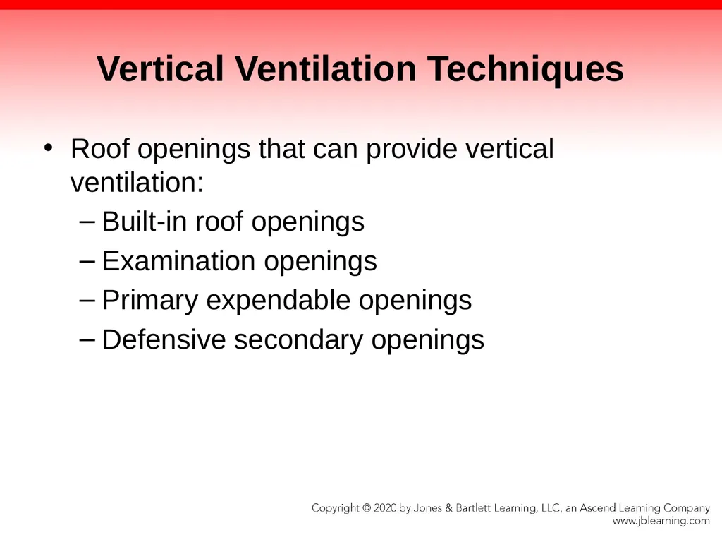 CHAPTER 13 Ventilation Knowledge Objectives - slide 81 of 117