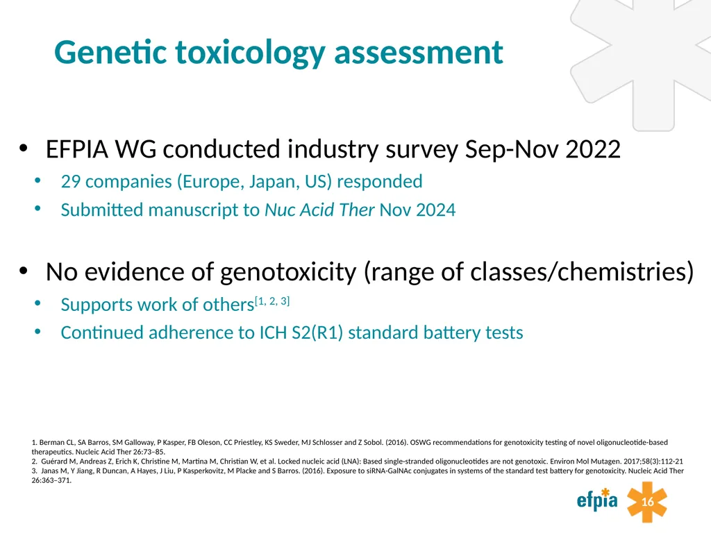 Preparing for a new ICH guideline on - slide 16 of 29