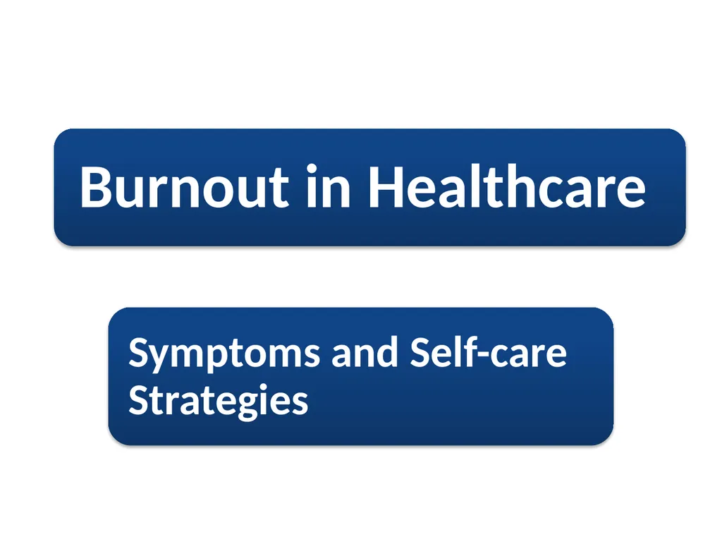 Self-care strategies are individual intentional, - slide 1 of 24