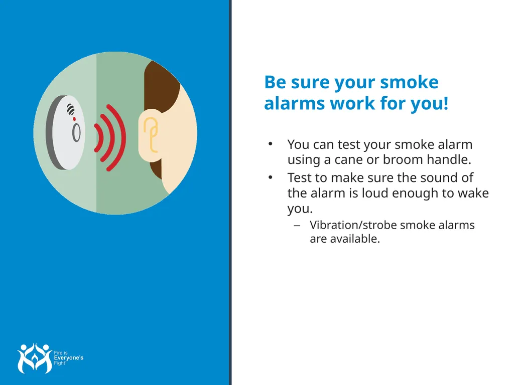 Fire Safety Tips Overview for Presenters: Fire is - slide 19 of 25