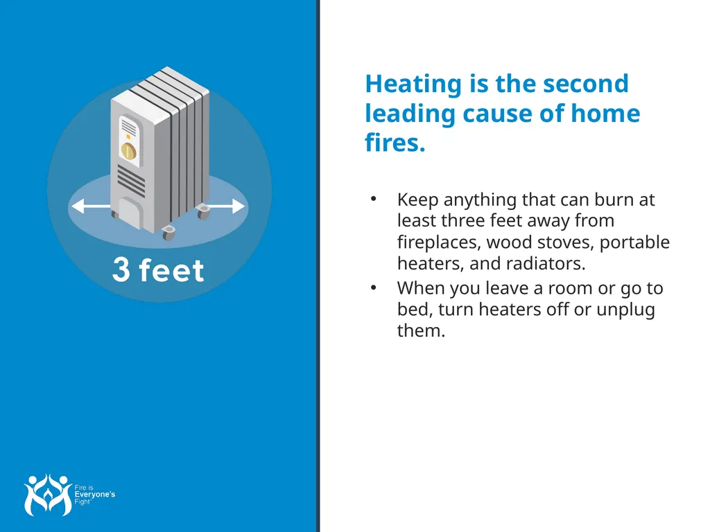 Fire Safety Tips Overview for Presenters: Fire is - slide 7 of 25
