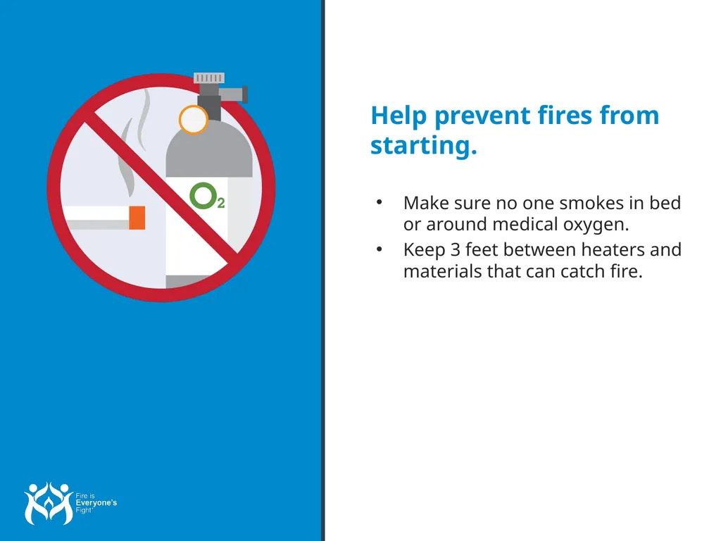 Fire Safety Tips Overview for Presenters: Fire is - slide 25 of 25