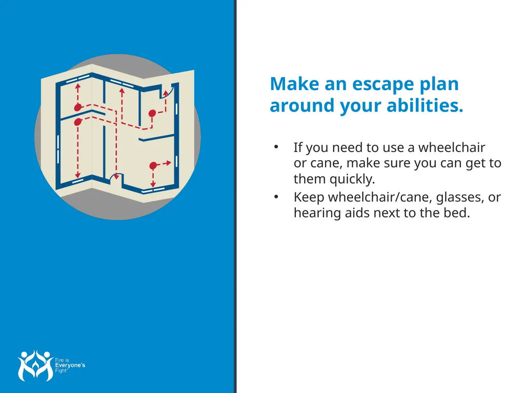 Fire Safety Tips Overview for Presenters: Fire is - slide 20 of 25