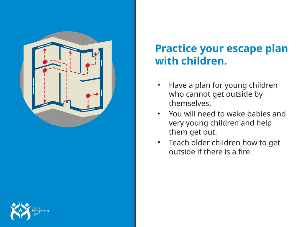 Fire Safety Tips Overview for Presenters: Fire is - slide 14 of 25