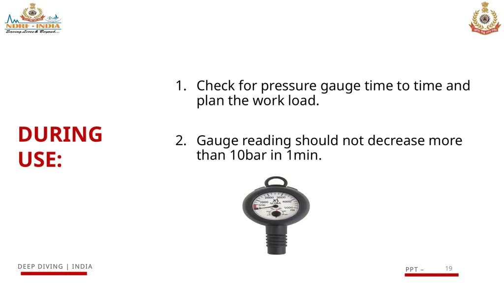 1 SCUBA AND ITS MAINTENANCE OBJECTIVE After - slide 19 of 42