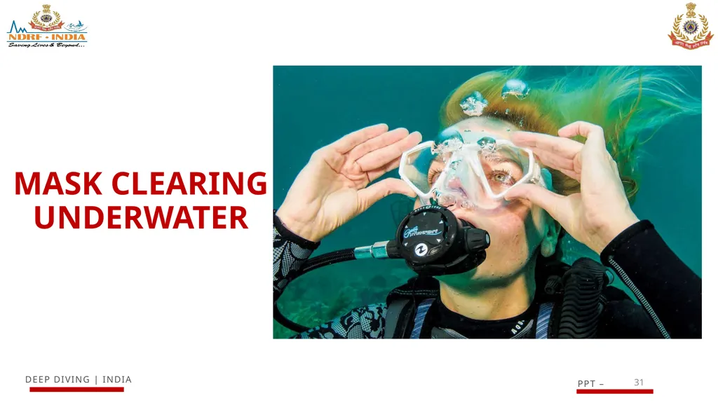 1 SCUBA AND ITS MAINTENANCE OBJECTIVE After - slide 31 of 42