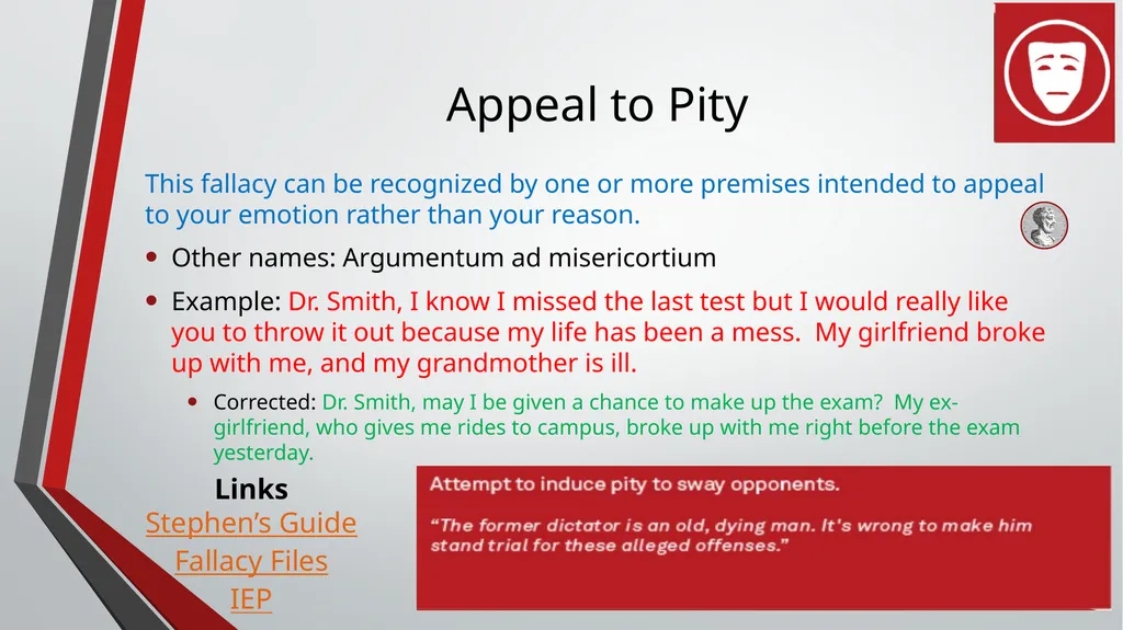 Inductive Arguments: Fallacies ID1050– - slide 8 of 17