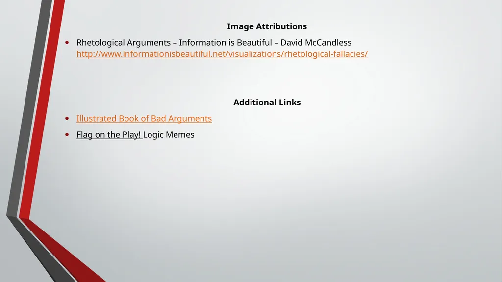 Inductive Arguments: Fallacies ID1050– - slide 17 of 17