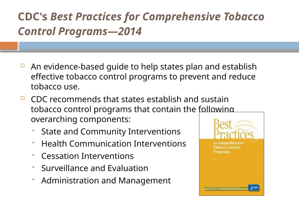Selecting strategies to prevent and reduce TOBACCO - slide 46 of 85