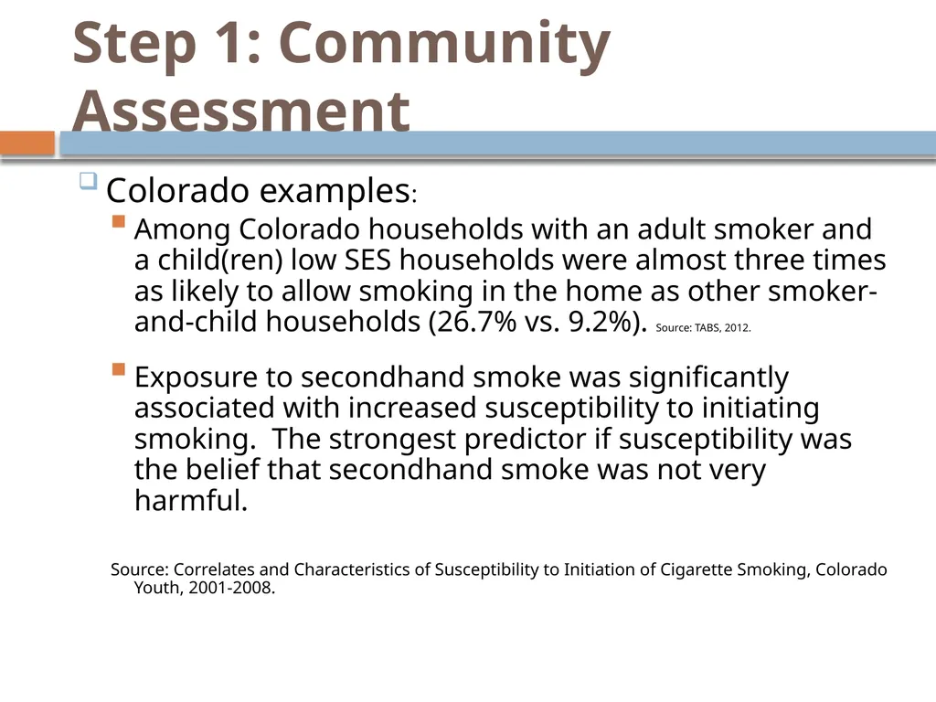 Selecting strategies to prevent and reduce TOBACCO - slide 23 of 85