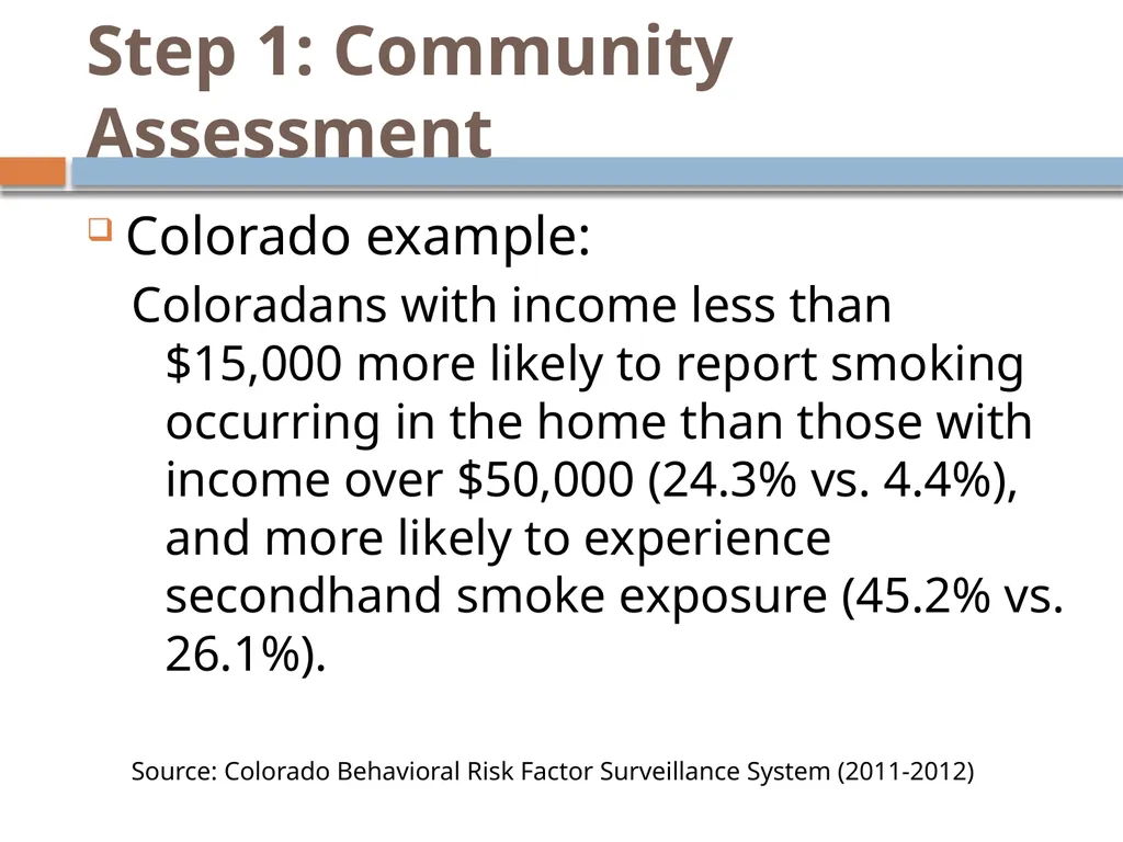 Selecting strategies to prevent and reduce TOBACCO - slide 25 of 85