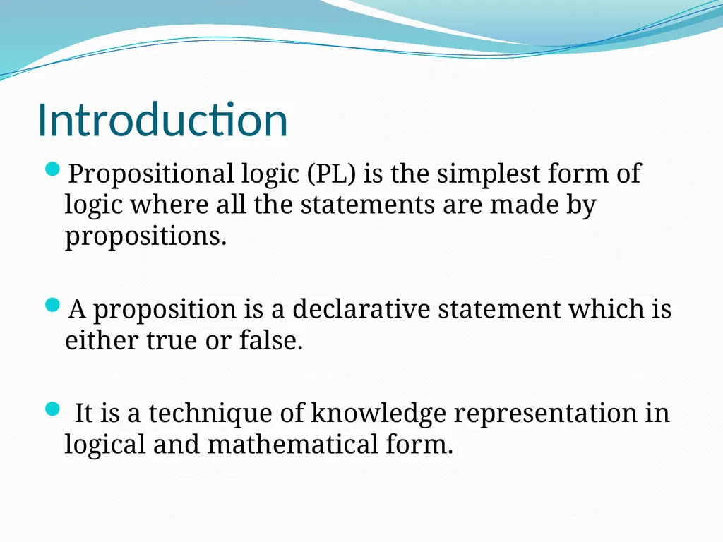 Propositional logic Prof. Neeraj Bhargava Kapil - slide 2 of 9