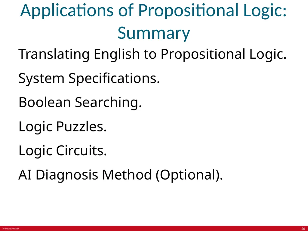 The Foundations: Logic and Proofs Chapter 1, Part - slide 26 of 64