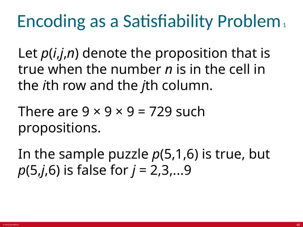 The Foundations: Logic and Proofs Chapter 1, Part - slide 60 of 64