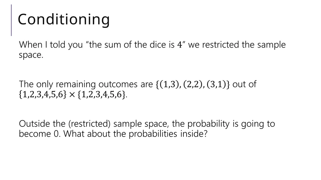 Conditional Probability CSE 312 Spring 21 Lecture - slide 13 of 34
