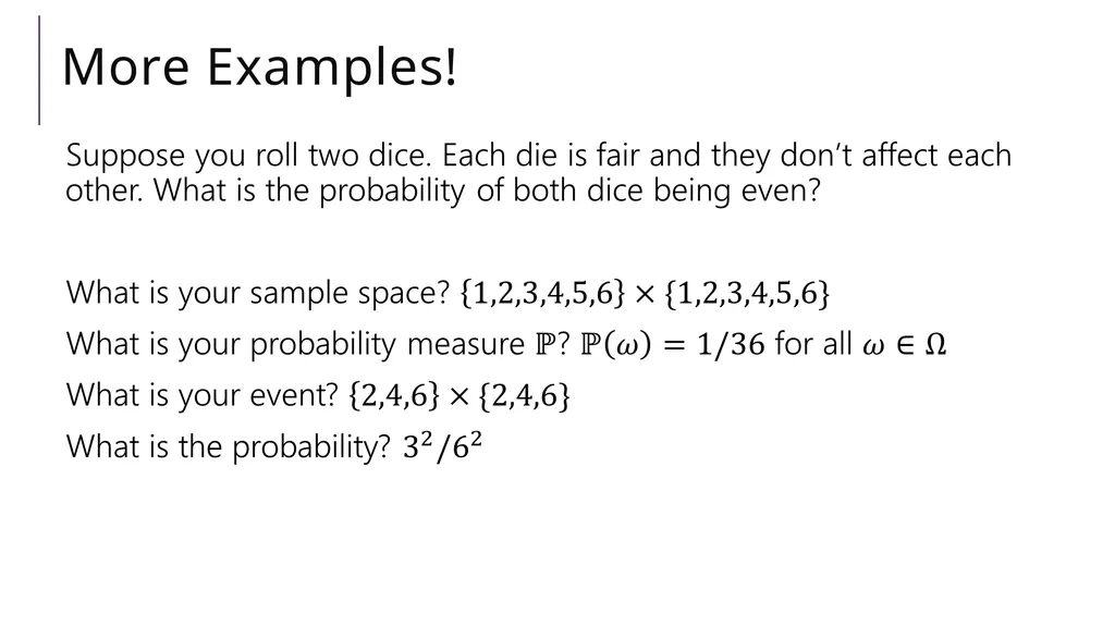 Conditional Probability CSE 312 Spring 21 Lecture - slide 3 of 34