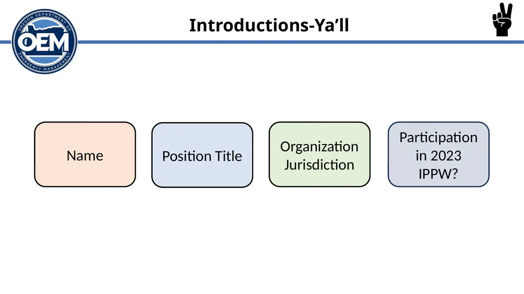 Integrated Preparedness Plan Workshop (IPPW) - slide 14 of 43