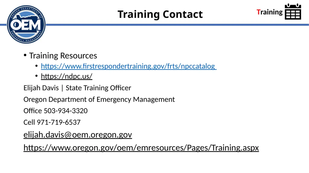 Integrated Preparedness Plan Workshop (IPPW) - slide 28 of 43