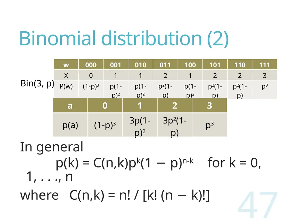Probability and Statistics for Computer Scientists - slide 47 of 62