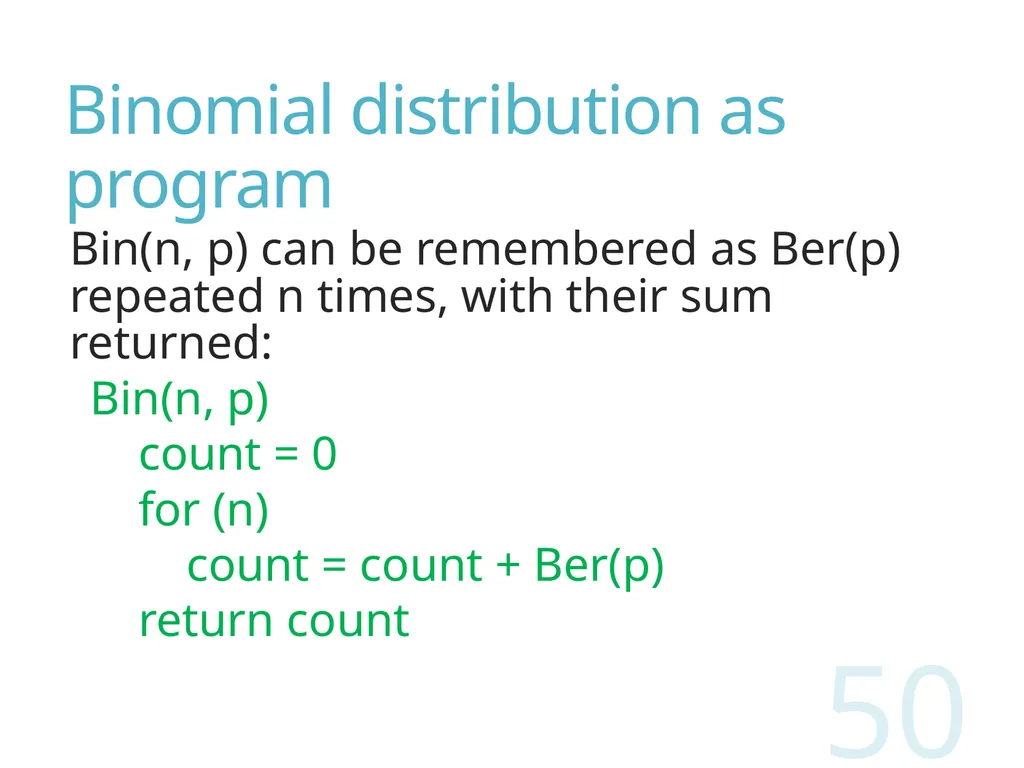 Probability and Statistics for Computer Scientists - slide 50 of 62