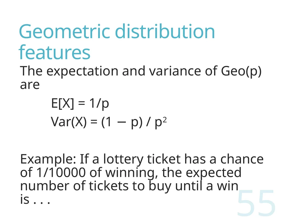Probability and Statistics for Computer Scientists - slide 55 of 62