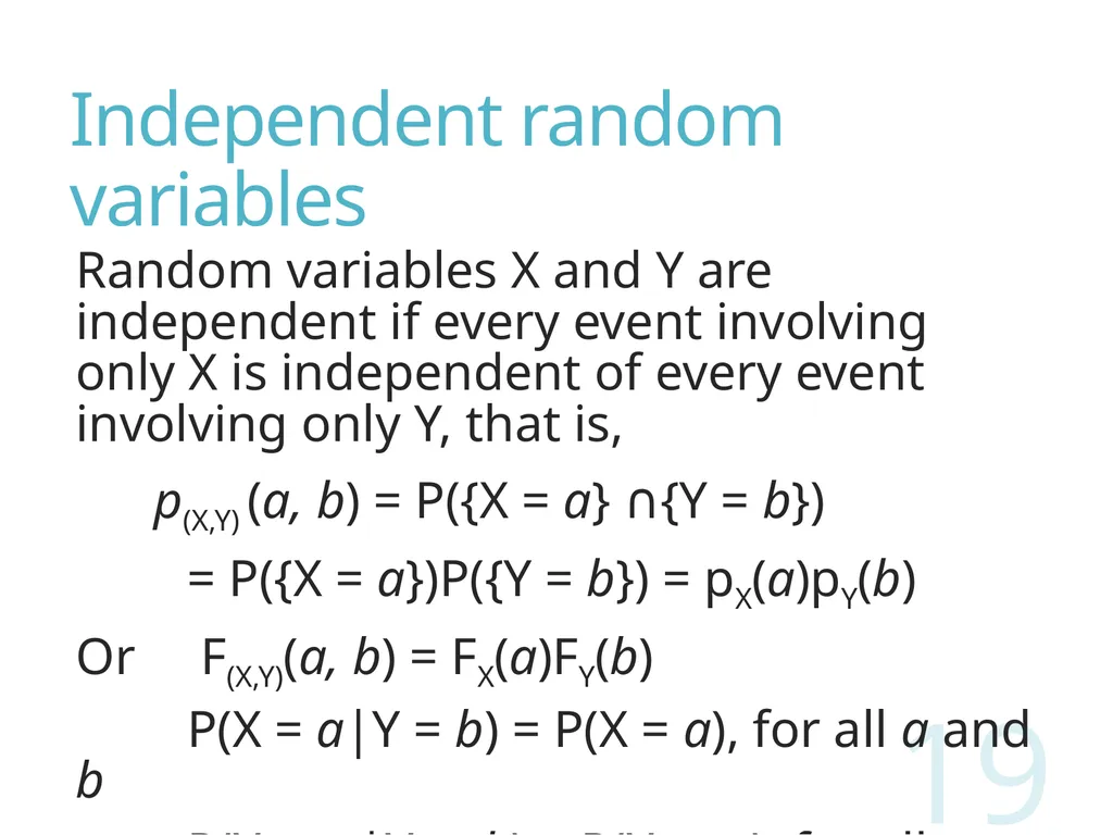 Probability and Statistics for Computer Scientists - slide 19 of 62