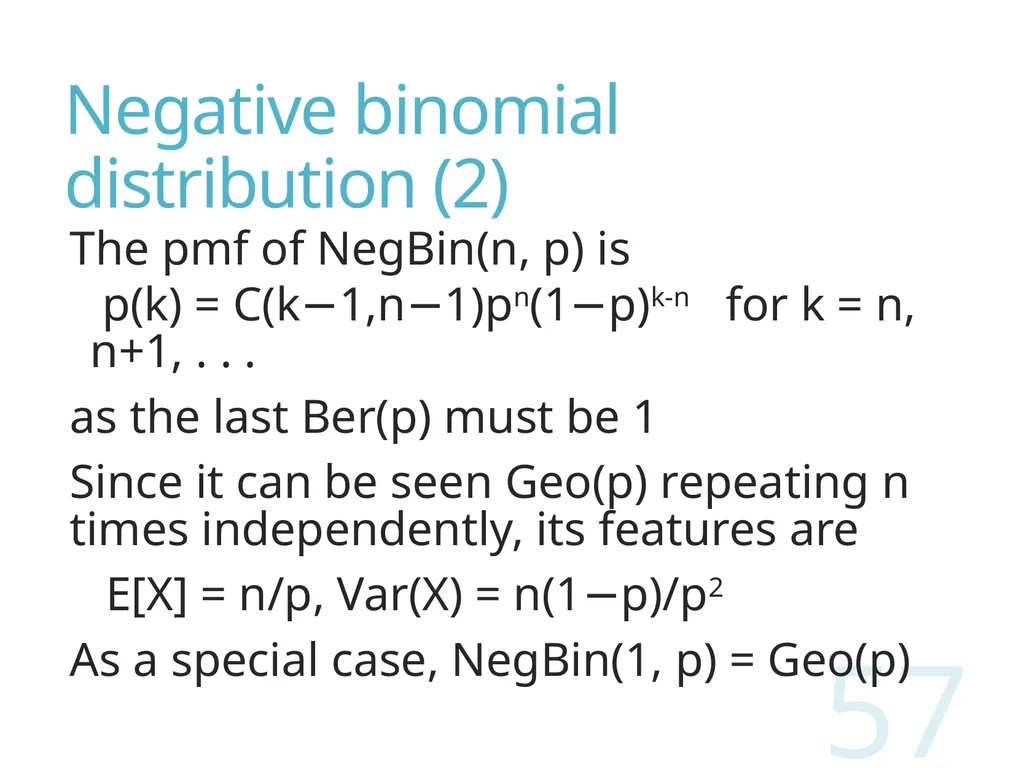 Probability and Statistics for Computer Scientists - slide 57 of 62