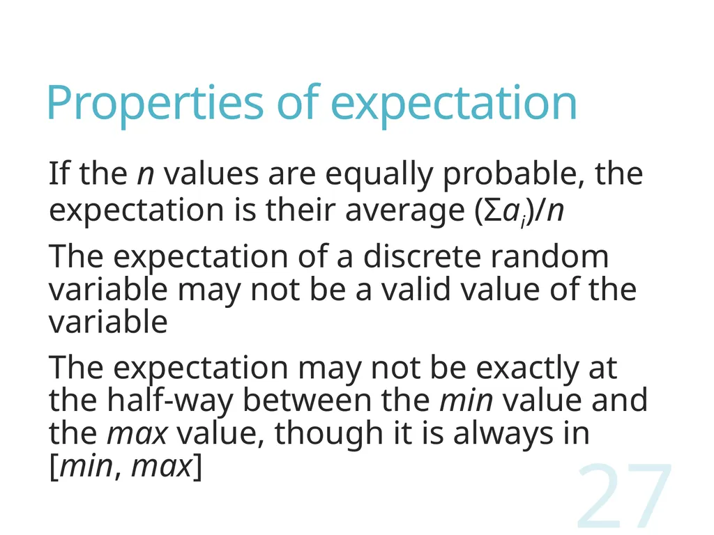 Probability and Statistics for Computer Scientists - slide 27 of 62