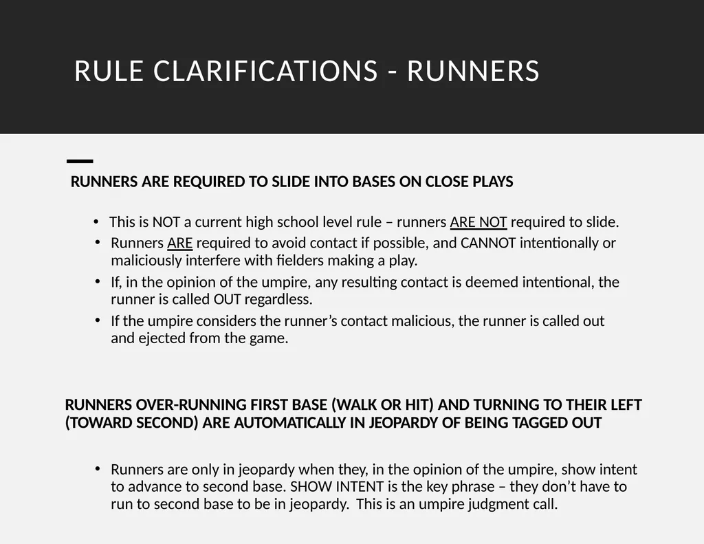 2025 UMPIRE TRAINING INTRODUCTION BAC – Carrie - slide 34 of 61