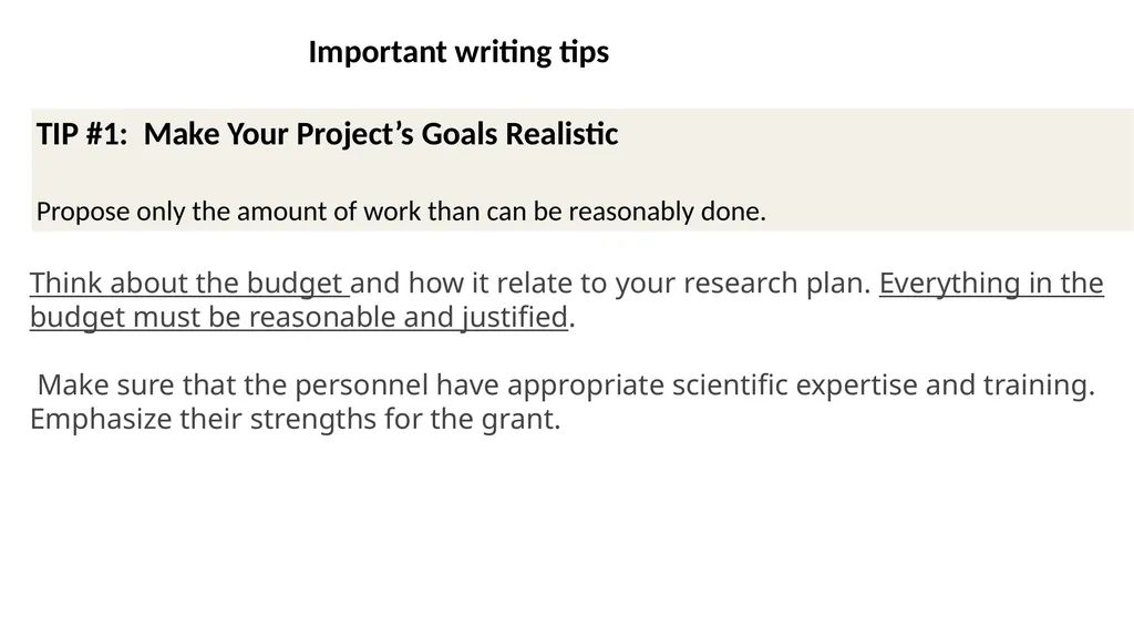 Grant writing Lots of resources on line and in - slide 22 of 69