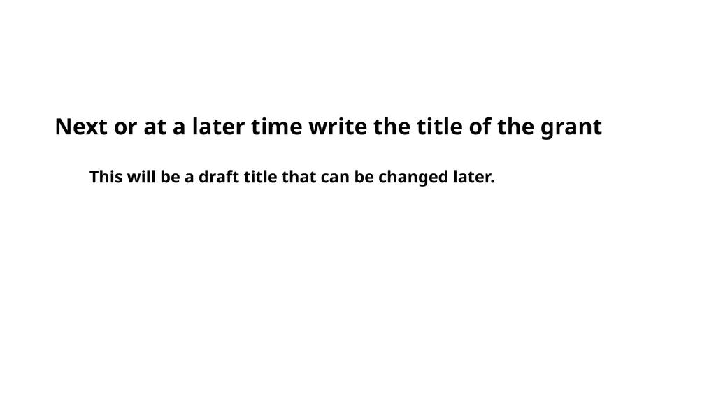Grant writing Lots of resources on line and in - slide 41 of 69