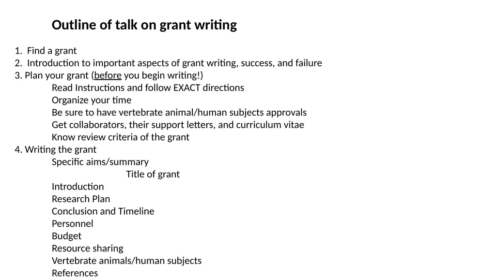 Grant writing Lots of resources on line and in - slide 2 of 69