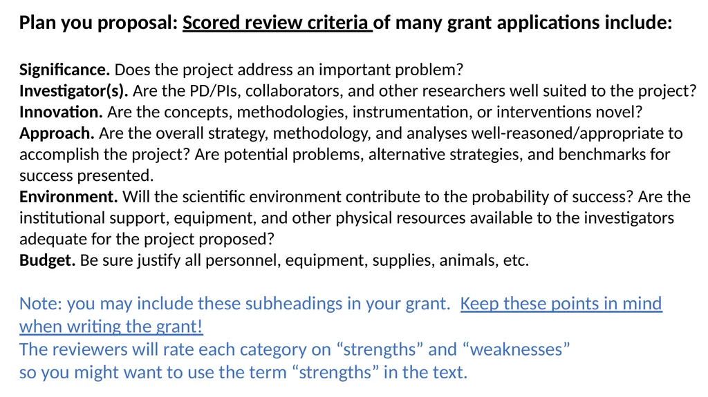 Grant writing Lots of resources on line and in - slide 20 of 69