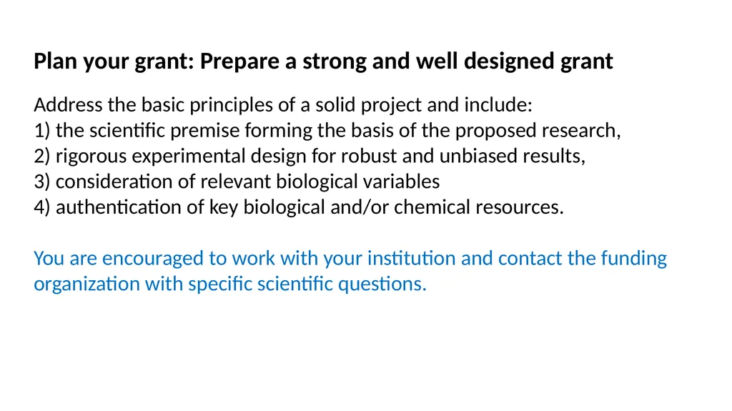 Grant writing Lots of resources on line and in - slide 19 of 69
