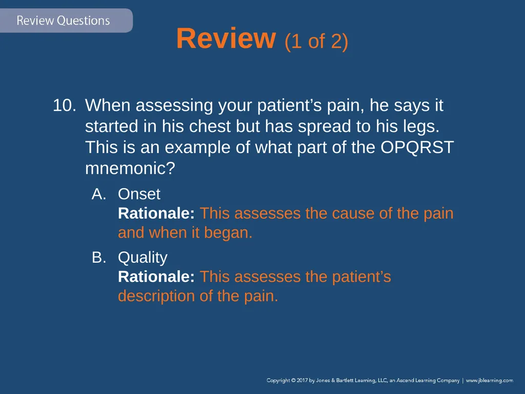 Chapter 9 Patient Assessment National EMS - slide 176 of 177