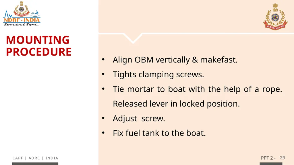 - 1 LESSON 4 (INFLATABLE RUBBERIZED BOAT) ANDOBM - - slide 29 of 61