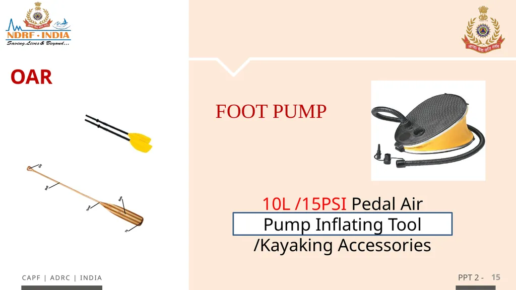 - 1 LESSON 4 (INFLATABLE RUBBERIZED BOAT) ANDOBM - - slide 15 of 61