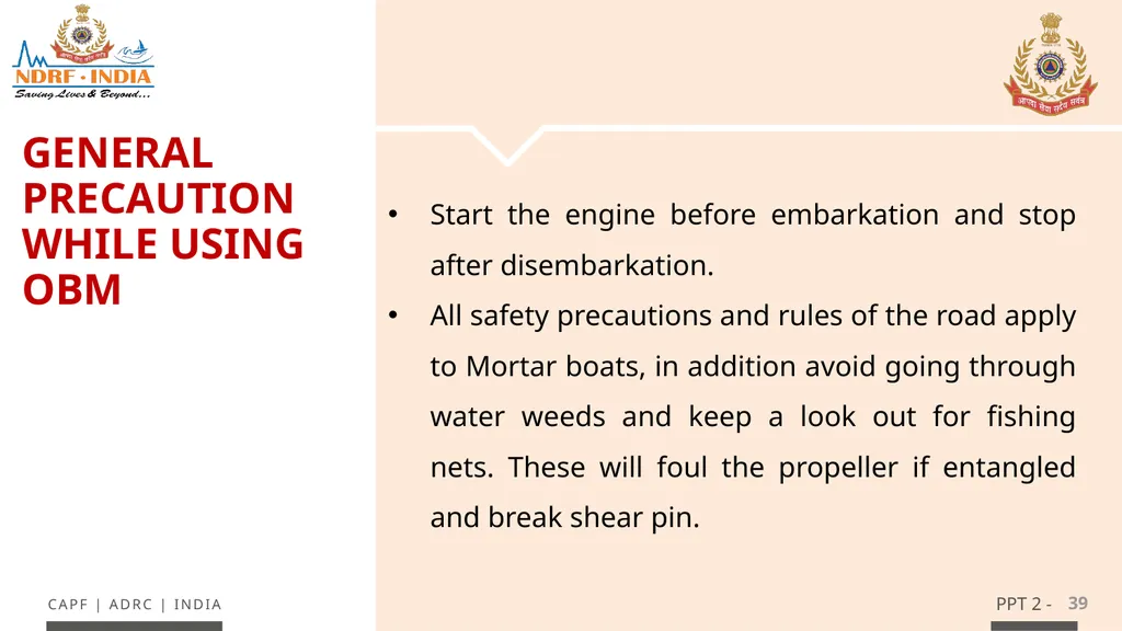 - 1 LESSON 4 (INFLATABLE RUBBERIZED BOAT) ANDOBM - - slide 39 of 61