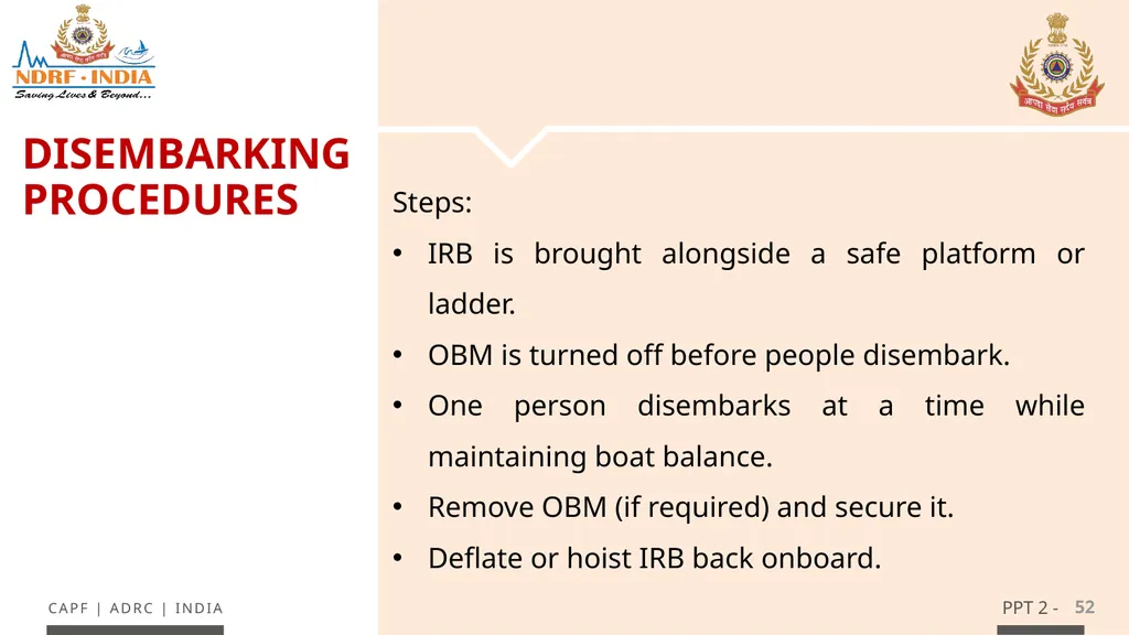 - 1 LESSON 4 (INFLATABLE RUBBERIZED BOAT) ANDOBM - - slide 52 of 61