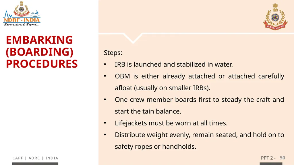 - 1 LESSON 4 (INFLATABLE RUBBERIZED BOAT) ANDOBM - - slide 50 of 61