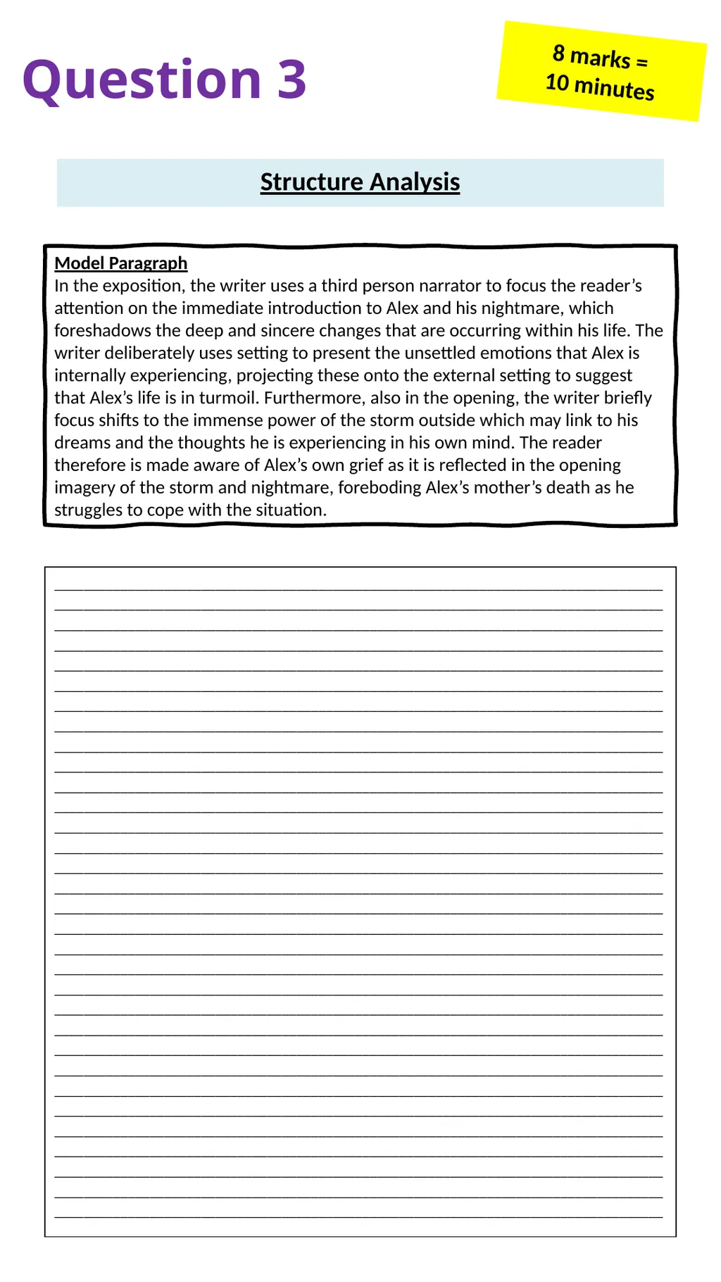 Language Paper 1 Walkthrough Revision Guide What - slide 10 of 16
